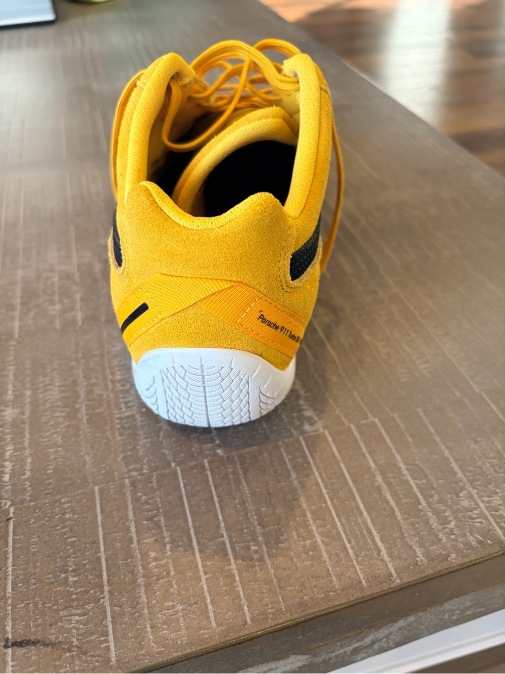 Puma Porsche Legacy Driving Shoes Racing Yellow Suede Men’s US 9.5 - Picture 13 of 14